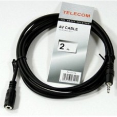 кабели Telecom (TAV7179-2M) Удлинитель звуковой 3.5mm Jack M - 3.5mm Jack F) 2.0м6926123462911