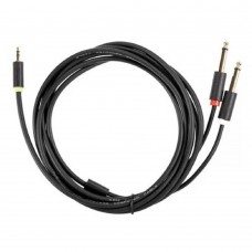 кабели Telecom <TAV6168-3M> Кабель-адаптер 3.5ST(M)/2X6.35 ST(M), 3м, PRO 7958820049989