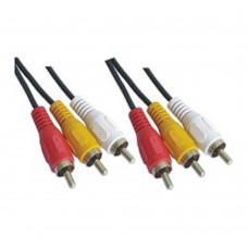 кабели VCOM VAV7150-1.5M Кабель соединительный 3xRCA (M) - 3xRCA (M), 1,5m 6937510860210