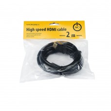 Кабели HDMI / DVI / DP Bion Кабель HDMI v2.0, 19M/19M, 3D, 4K UHD, 2м, черный BXP-HDMI2MM-020/BN-HDMI2MM-2M