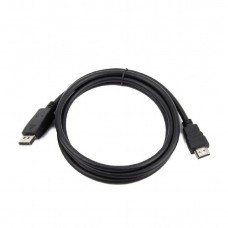 Кабели HDMI / DVI / DP Bion Кабель DisplayPort - HDMI, 20M/19M, однонаправленный конвертор сигнала с DisplayPort в HDMI, 3м, черный BXP-CC-DP-HDMI-030