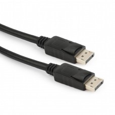 Кабели HDMI / DVI / DP Bion Кабель DisplayPort v1.4, 20M/20M, скорость передачи до 25,92 Гбит/с, 8K, фиксирующая защелка, 2м, черный BXP-CC-DP4-020