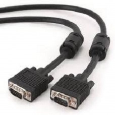 кабели Gembird/Cablexpert CC-PPVGA-10-B, Кабель VGA Premium , 15M/15M, 3.0м, черный, тройной экран, феррит.кольца 