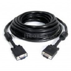 кабели Gembird/Cablexpert CC-PPVGA-30M-B, Кабель VGA Premium , 15M/15M, 30м, черный, тройной экран, феррит.кольца 