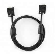 кабели Gembird/Cablexpert CC-PPVGA-6B,  Кабель VGA Premium,15M/15M, 1.8м, тройн.экран, феррит.кольца, чёрный, пакет