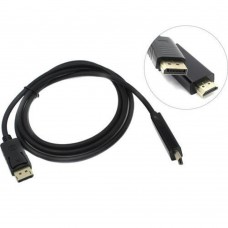 кабели Exegate EX284917RUS Кабель DisplayPort-HDMI ExeGate EX-CC-DP-HDMI-3.0 (20M/19M, 3м, экран)