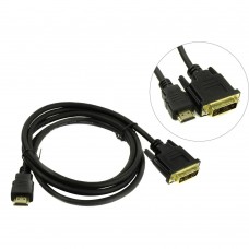 кабели Exegate EX284894RUS Кабель HDMI-DVI ExeGate EX-CC-HDMIM-DVIM-3.0 (19M/19M, single link, 3м, позолоченные контакты)