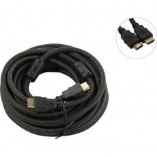кабели Exegate EX287726RUS Кабель HDMI ExeGate EX-CC-HDMI2-10.0F (19M/19M, v2.0, 10м, 4K UHD, Ethernet, ферритовые кольца, позолоченные контакты)