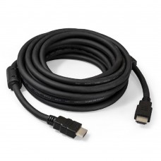 кабели Exegate EX287725RUS Кабель HDMI ExeGate EX-CC-HDMI2-5.0F (19M/19M, v2.0, 5м, 4K UHD, Ethernet, ферритовые кольца, позолоченные контакты)