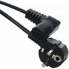 кабели Telecom Кабель компьютер - розетка  угловой  220V <3м> (Европейский стандарт)  <TP021DA-3.0-BK>