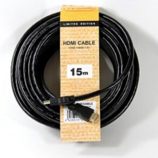кабели TV-COM Кабель цифровой (CG150S-15M) HDMI19M to HDMI19M, V1.4+3D, 15m 6939510810844