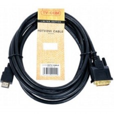 кабели TV-COM Кабель HDMI to DVI-D (19M -25M) 5м, (LCG135E-5M) 6939510900309