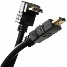 кабели VCOM CG523-1.8M Кабель HDMI<=>HDMI-угловой коннектор 90град 1.8м, 2.0V