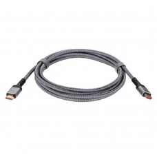 кабели Кабель интерфейсный HDMI-HDMI VCOM ACG859A-3.0 19M/M,ver. 2.1 8KX60Hz (Econom) оплетка 3m iOpen 4895182279308