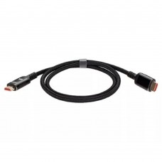 кабели Кабель интерфейсный HDMI-HDMI VCOM ACG859B-1.0 19M/M,ver. 2.1 8KX60Hz (Econom) оплетка 1m iOpen