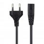 кабели AOpen ACE023-3M Кабель для аудио-видео техники IEC-320-C7, 2-pin 3m ,черный