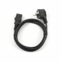 кабели Кабель питания Cablexpert 1.8м, Schuko- C13, 6А, черный, с заземлением, пакет PC-186