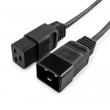 кабели Кабель питания для UPC Gembird/Cablexpert, 1.5м, С19 - C20, 16А, черный, с заземлением(PC-189-C19)