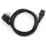 кабели Cablexpert Кабель питания 10м, Schuko- C13, 3х1кв.мм, черный, с заземлением, пакет (PC-186-1-10M)	