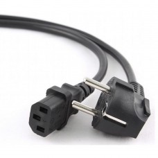кабели Cablexpert Кабель питания 3м, Schuko- C13, 3х1кв.мм, черный, с заземлением, пакет (PC-186-1-3M)