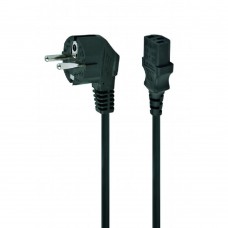 кабели Кабель питания Gembird 10.0м, VDE(0.75мм), черный, с зазем., пакет PC-186-VDE-10M