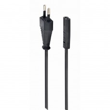 кабели Cablexpert Кабель питания для ноутбуков, аудио/видео техники 1,8м, VDE, 2-pin, черный, пакет