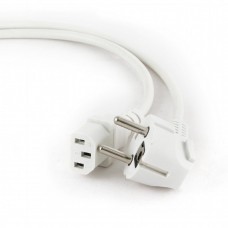 кабели Кабель питания Gembird 1.8м, VDE(0.75мм), белый, с зазем., пакет PC-186W-VDE