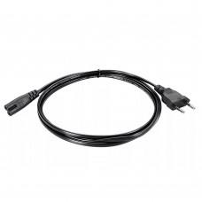 кабели Telecom TE023-CU0.5-1.8M Кабель для аудио-видео техники IEC-320-C7, 2-pin 1,8m ,черный, медь