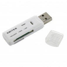 кабели 5bites Устройство ч/з карт памяти RE3-200WH USB3.0 / SD / TF / USB PLUG / WHITE