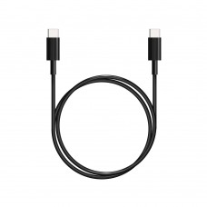 кабели Bion Кабель для зарядки USB Type-C to Type-C (CM/CM), 3A, 60W, 1м, черный BXP-CCP-USBC-CMCM-1M-B