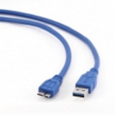 кабели Gembird/Cablexpert CCP-mUSB3-AMBM-1 Кабель USB 3.0 Pro , AM/microBM 9P, 30см, экран, синий, пакет