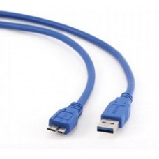кабели Gembird/Cablexpert CCP-mUSB3-AMBM-0.5M Кабель USB 3.0 Pro , AM/microBM 9P, 0.5м, экран, синий