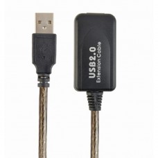 кабели Gembird/Cablexpert Кабель удлинитель USB 2.0 активный AM/AF, 10м (UAE-01-10M)