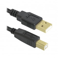 кабели Defender USB04-10 PRO Кабель USB 2.0  для соед. 3.0м AM/BM , зол.конт, 2фер.фил.  (87431)