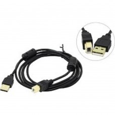 кабели Exegate EX138947RUS Кабель USB 2.0 A-->B 3м Exegate 2 фильтра, позолоченные контакты