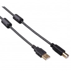 кабели Exegate EX294748RUS Кабель USB 2.0 ExeGate EX-CCF-USB2-AMBM-4.5 (Am/Bm, 4,5м, 2 фильтра)