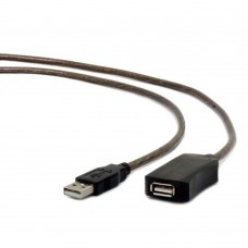 кабель Filum Кабель активный удлинитель USB 2.0, 10 м., черный, разъемы: USB A male-USB A female, пакет. FL-C-U2-AM-AF-10M (894171)