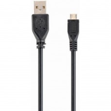 кабель Filum Кабель USB 2.0 Pro, 1.8 м., черный, 2A, разъемы: USB A male- USB micro B male, пакет. FL-CPro-U2-AM-microBM-1.8M (894183)