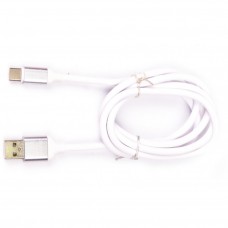 кабели Harper Силиконовый Кабель для зарядки и синхронизации USB - USB type-C , SCH-730 white (1м, способны заряжать устройства до 2х ампер)