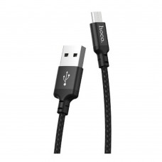 кабели HOCO HC-62844 X14/ USB кабель Micro/ 1m/ 2A/ Нейлон/ Black