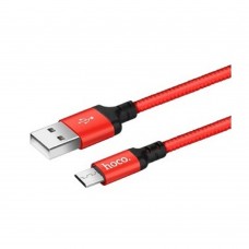 кабели HOCO HC-62851 X14/ USB кабель Micro/ 1m/ 2A/ Нейлон/ Red&Black