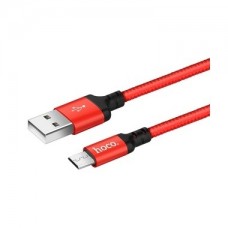 кабели HOCO HC-62912 X14/ USB кабель Micro/ 2m/ 1.7A/ Нейлон/ Red&Black