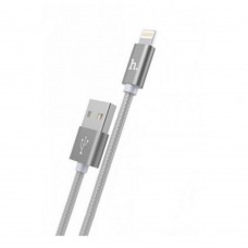 кабели HOCO HC-32168 X2/ USB кабель Lightning/ 1m/ 2.4A/ Нейлон/ Tarnish