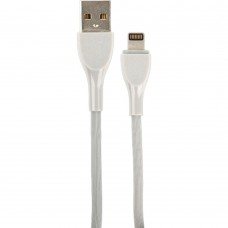 кабели PERFEO Кабель USB A вилка - Lightning вилка, 2.4A, серый, силикон, длина 1 м., ULTRA SOFT (I4332)