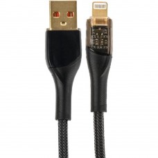 кабели PERFEO Кабель USB А вилка - Lightning вилка, 20W,  нейлон, черный, длина 1 м., PREMIUM (I4331)