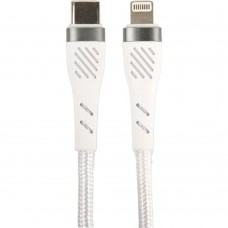 кабели PERFEO Кабель USB C вилка - Lightning вилка, 60W, белый, длина 1 м., POWER (C1004)