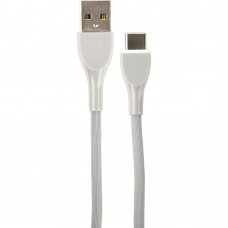 кабели PERFEO Кабель USB A вилка - C вилка, 2.4A, серый, силикон, длина 1 м., ULTRA SOFT (U4711)