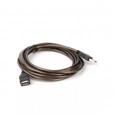 кабели Telecom VUS6956T-3M Кабель удлинительный USB2.0 AM/AF прозрачная изоляция 3m