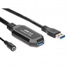 кабели VCOM CU827-15M Кабель-адаптер USB3.0-repeater, удлинительный активный <Am-->Af> 15м VCOM <CU827-15M>