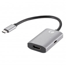 кабели VCOM CU452A Адаптер USB 3.1 Type-Cm --> HDMI A(f) , 4K@60Hz, PD charging, Alum Shell, VCOM <CU452A>4895182218017